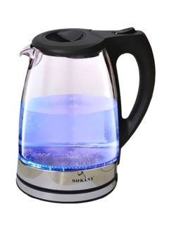 سوكاني غلاية كهربائية سعة 1.7 لتر 1.7 L 1500 W FK-1407 شفاف/ أسود  - Image 2
