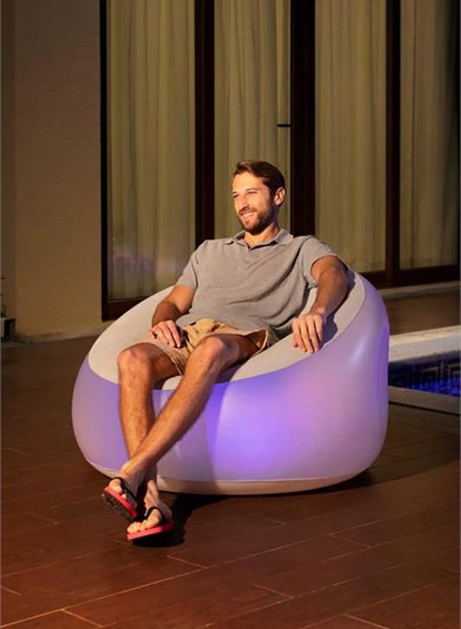 Bestway - Luxury Outdoor Led Chair 1.02m X 97cm X 71cm 26-75086 Grey - Image 1