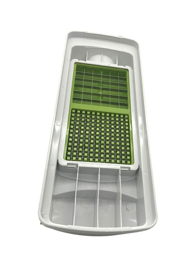 Generic - 12-Piece Multifunctional Vegetable Slicer Set Green/White - Image 1