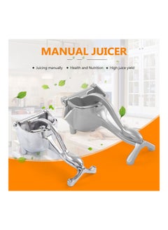 Generic Manual Hand Press Juicer Silver 225x120x110mm  - Image 5