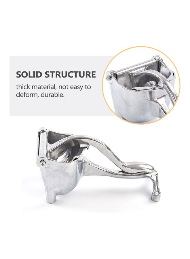 Manual Hand Press Juicer Silver 225x120x110mm