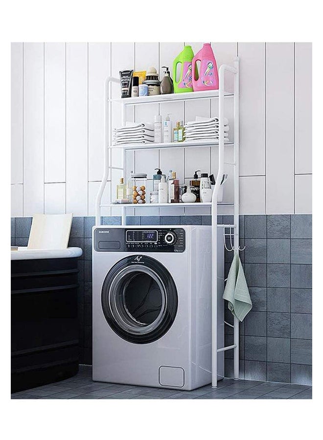 Toshionics - 3 Tier Stainless Steel Washing Machine Rack White 152x68centimeter - Image 1