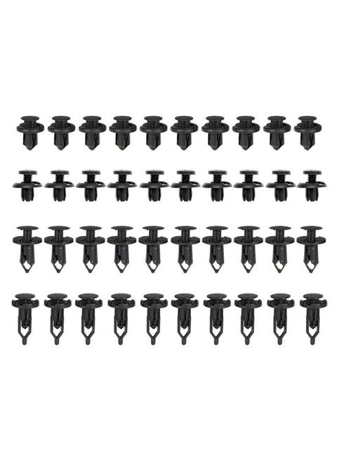 40-Piece Car Body Bumper Rivet Trim Clip Set