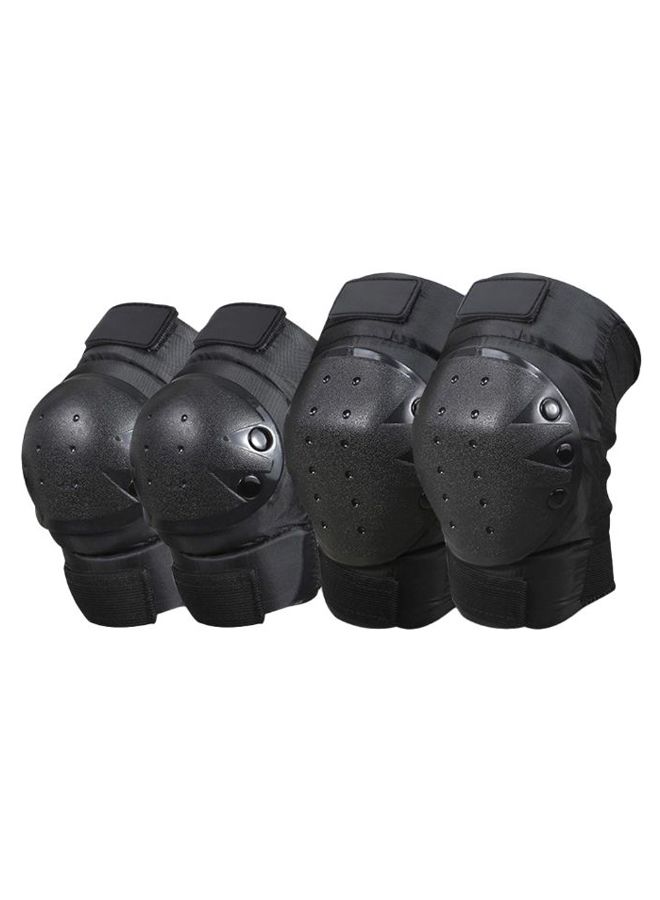 Generic Pair Of 2 Cycling Knee Brace And Elbow Guard  - Image 1
