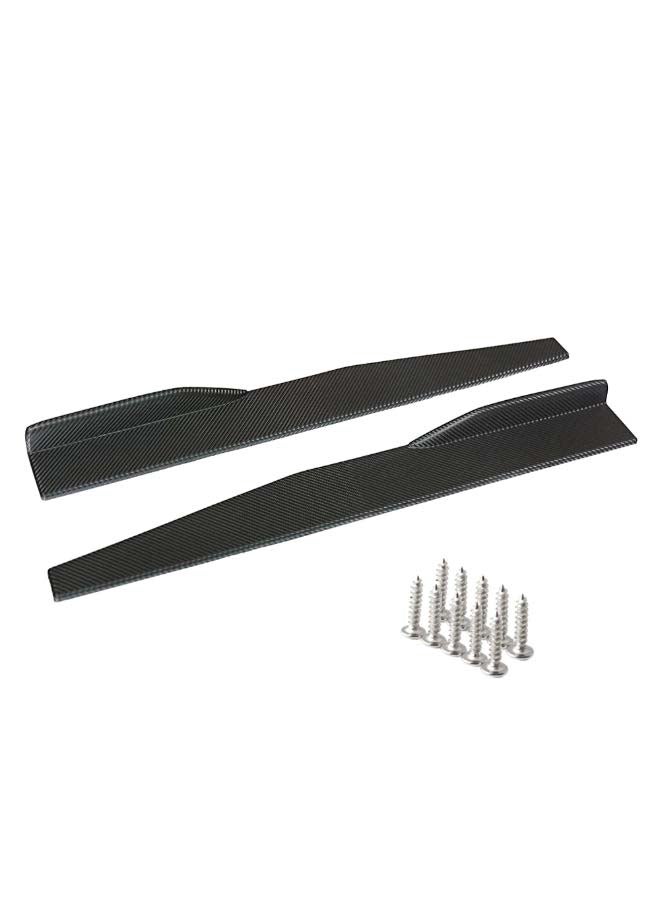 Generic 2-Piece Body Styling Side Skirt Set With Screw 
