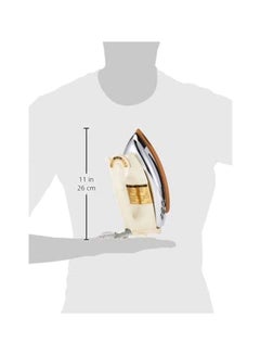 REBUNE Electric Dry Iron 1200W 1200.0 W RE-3-051 Beige/Silver  - Image 3