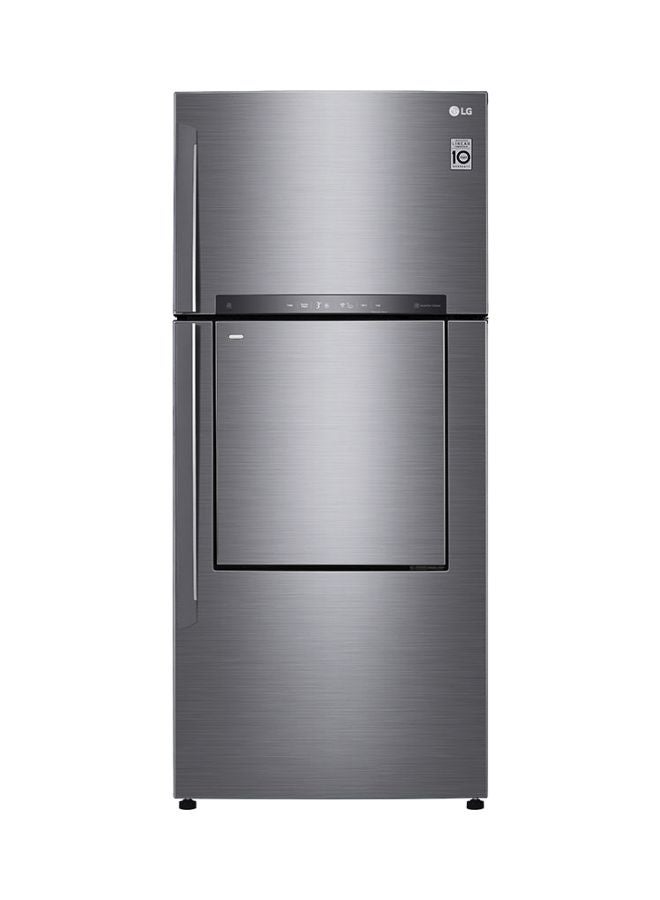 Door-In-Door Refrigerator GN-A722HLHU Platinum Silver 3