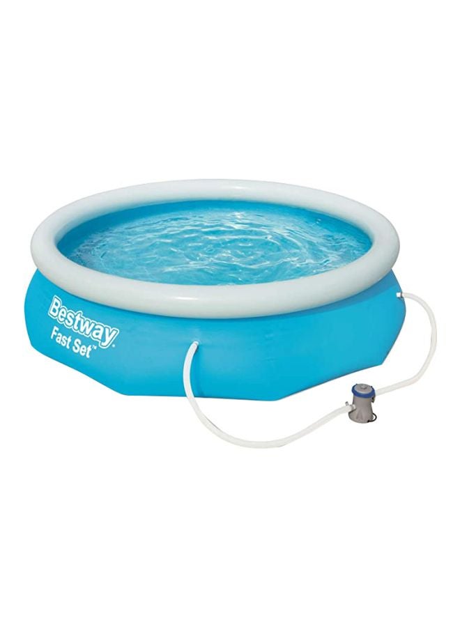 Bestway - Fast Set Inflatable Pool With Pump 244 x 66cm - Image 1