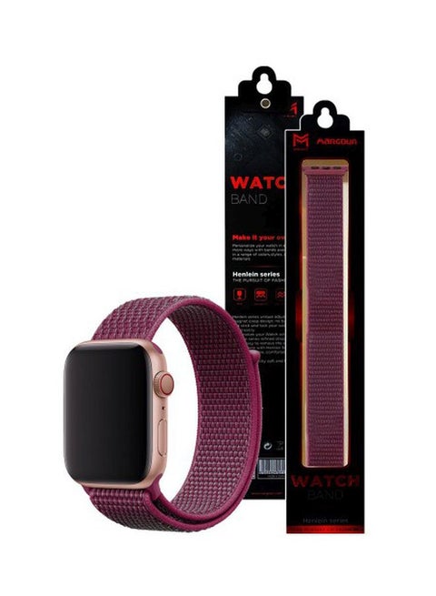 Henlein Series Nylon Band For Apple Watch 42/44mm Magenta