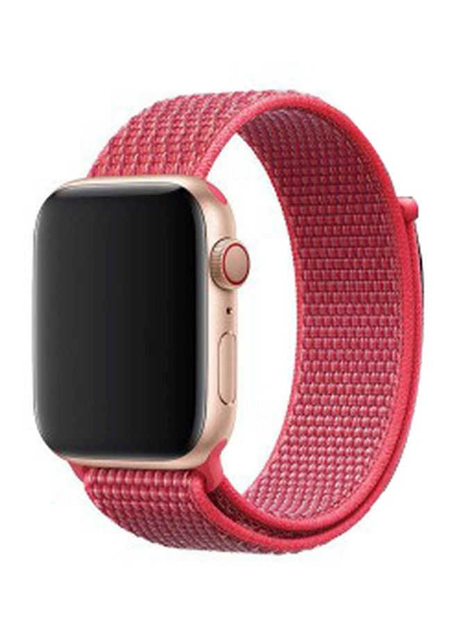 Henlein Series Nylon Band For Apple Watch 42/44mm Red