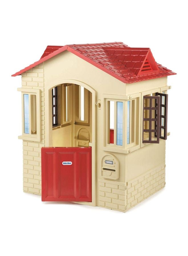 little tikes Tan Cottage Playhouse 42.75x35x49inch - Image 5