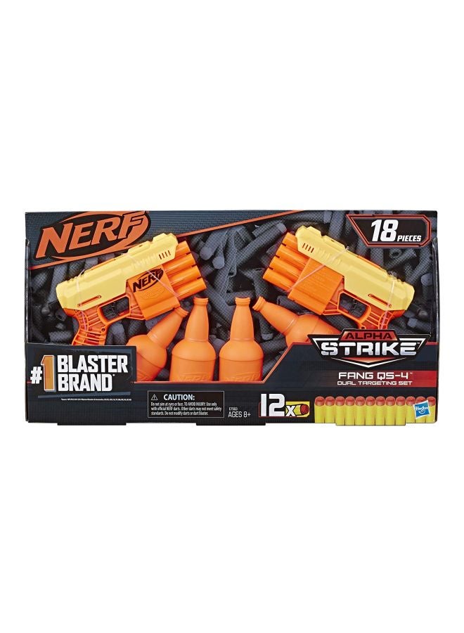 نيرف مجموعة قاذف ألفا سترايك فانج QS-4 من 18 قطعة - Image 2