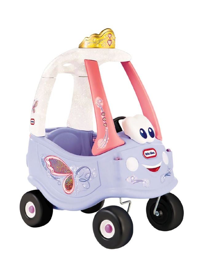 little tikes Unique And Vibrant Colour Fairy Cozy Coupe Ride-On Toy For Kids Lit-173165 41.91x38x73cm  - Image 1