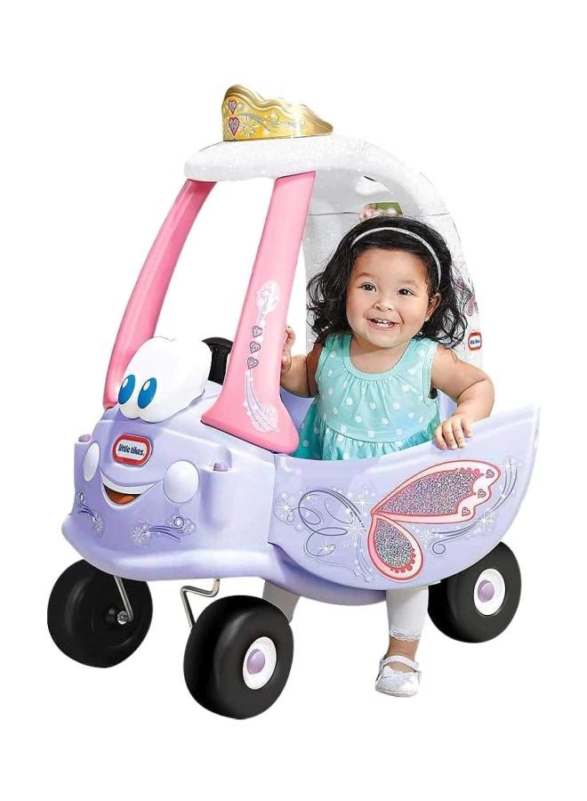 little tikes Unique And Vibrant Colour Fairy Cozy Coupe Ride-On Toy For Kids Lit-173165 41.91x38x73cm  - Image 3