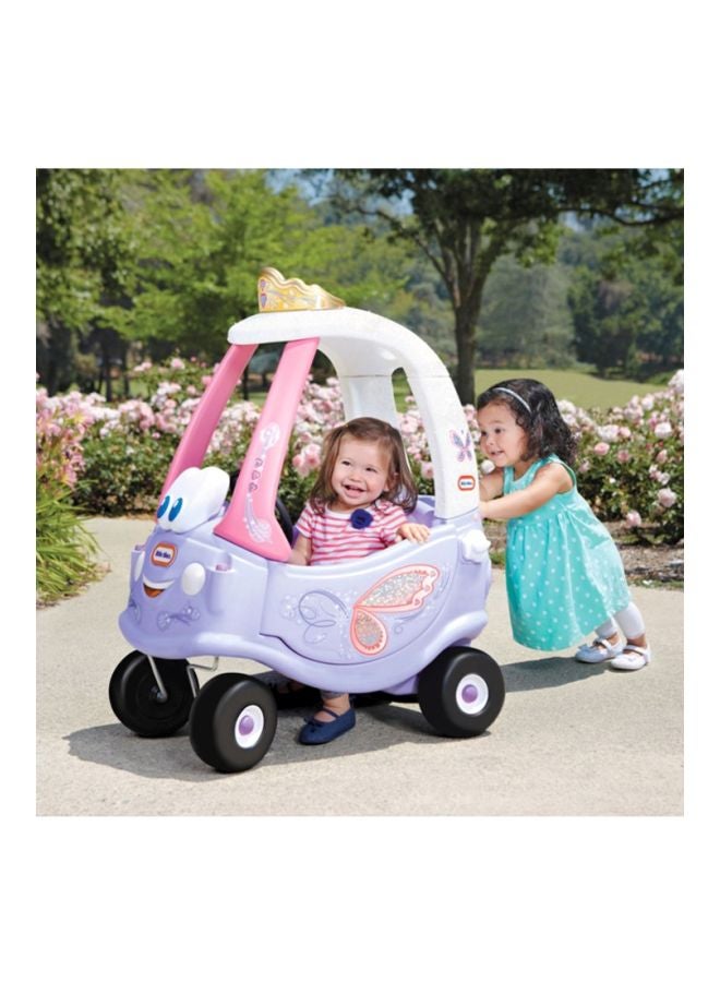 little tikes Unique And Vibrant Colour Fairy Cozy Coupe Ride-On Toy For Kids Lit-173165 41.91x38x73cm  - Image 4