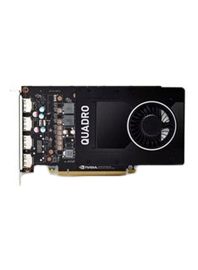 HP - NVIDIA Quadro P2200 Graphic Card Black - Image 1