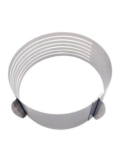 Adjustable Stainless Steel Cake Cutter Slicer Silver 9-12inch