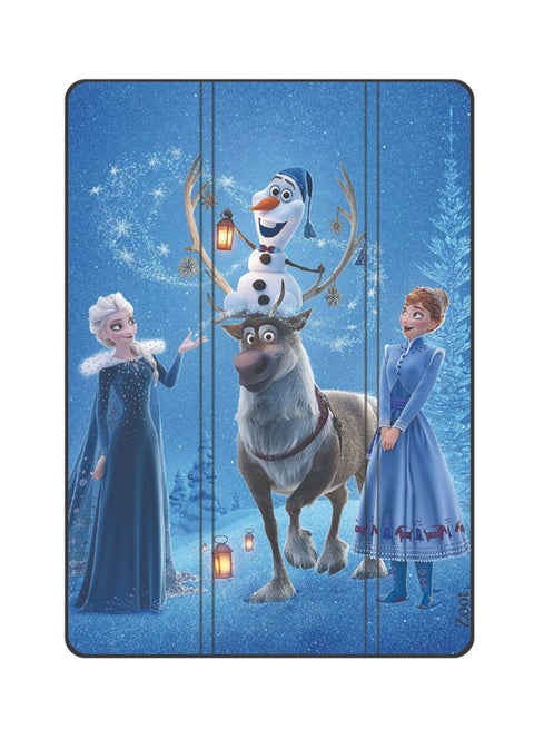 Protective Flip Case Cover For Apple iPad 7th Generation Elsa Anna And Olaf