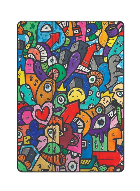 Protective Flip Case Cover For Apple iPad 7th Generation Cute Faces