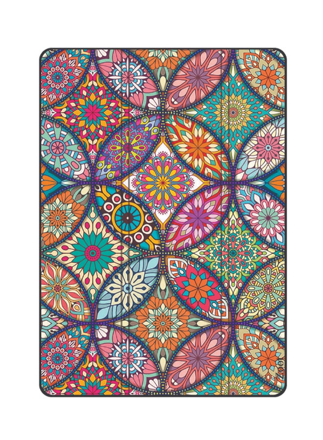 Protective Flip Case Cover For Apple iPad 7th Generation Mandala Circle Pattern