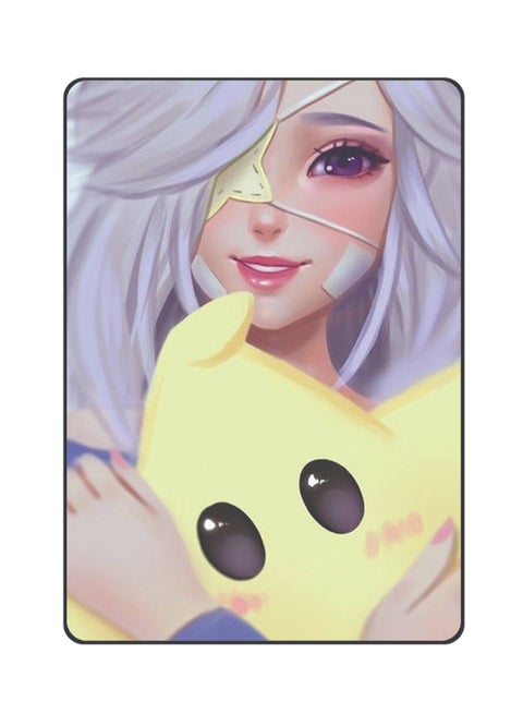 Protective Flip Case Cover For Apple iPad 7th Generation Animated Girl