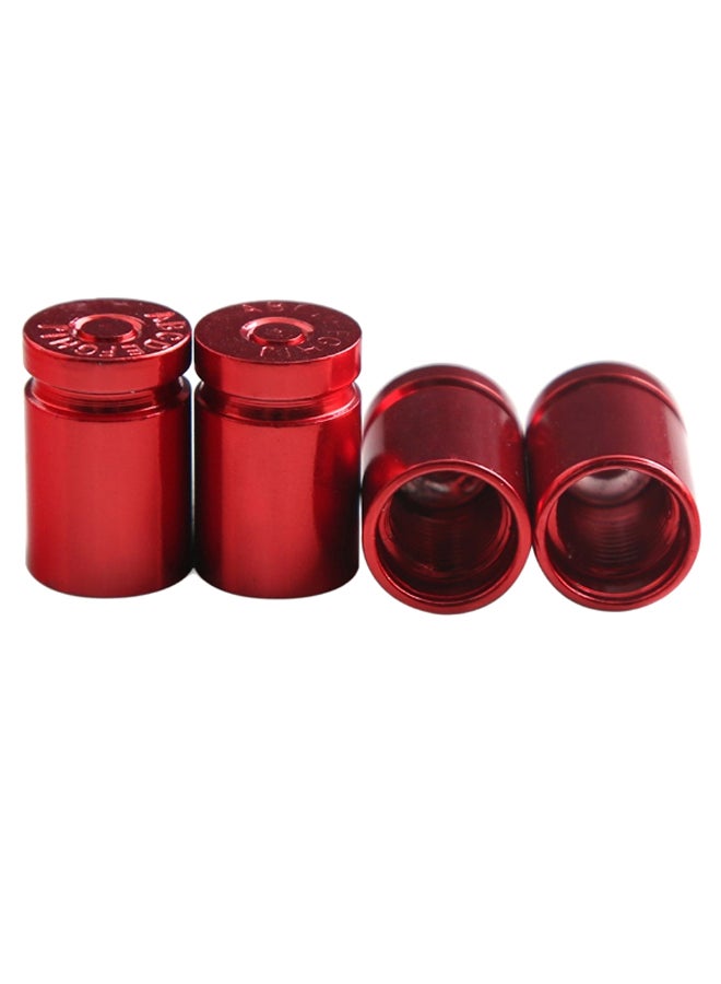 4-Piece Wheel Air Pressure Valve Cap Set - Image 2