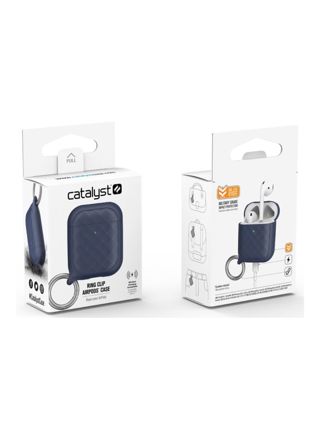 Catalyst Ring Clip Case For Apple AirPods Midnight Blue  - Image 5