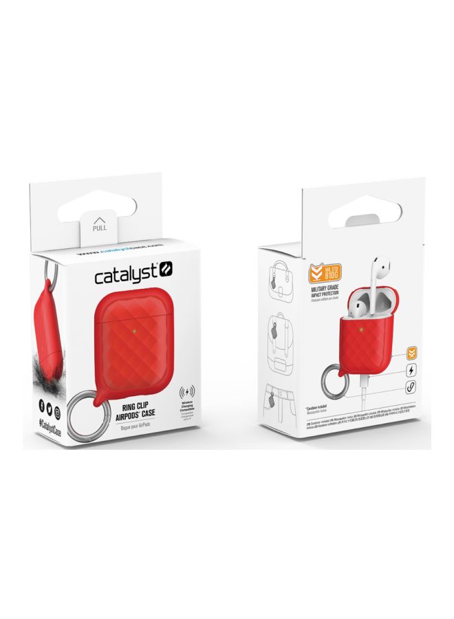 Catalyst - Ring Clip Case For Apple AirPods Red - Image 1