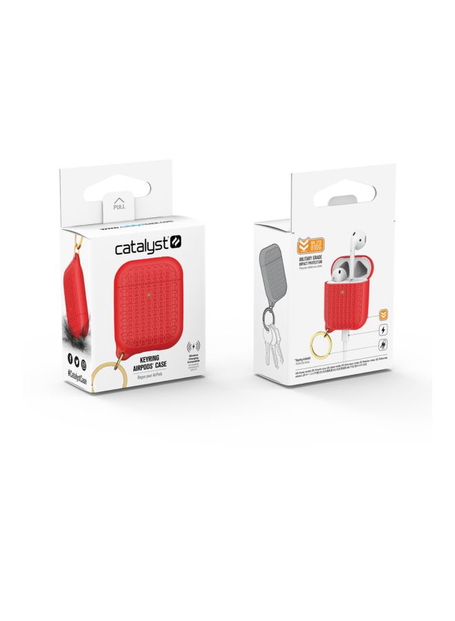 Catalyst Ring Clip Case For Apple AirPods Flame Red  - Image 5