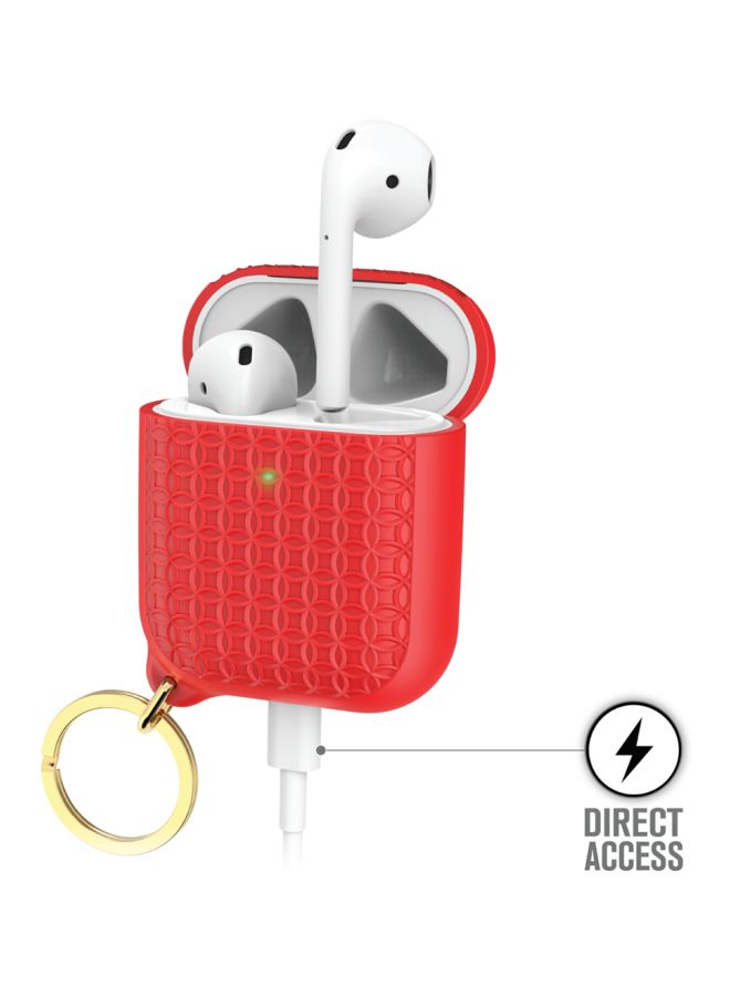 Catalyst Ring Clip Case For Apple AirPods Flame Red  - Image 3