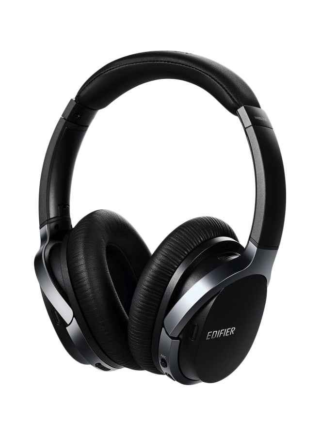 اديفير سماعات رأس W860NB بتصميم يغطي الأذن وبخاصية إلغاء الضوضاء النشطة وخاصية البلوتوث وبتقنية aptX مع عناصر تحكم ذكي باللمس أسود - Image 1