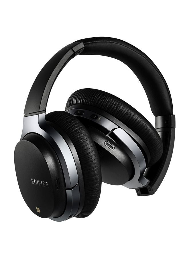 اديفير سماعات رأس W860NB بتصميم يغطي الأذن وبخاصية إلغاء الضوضاء النشطة وخاصية البلوتوث وبتقنية aptX مع عناصر تحكم ذكي باللمس أسود - Image 2