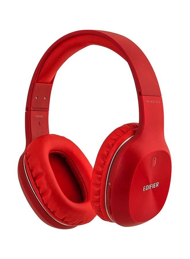 EDIFIER W800BT Bluetooth Headphones - Over-The-Ear Wireless Headphone, 75 Hours Long Playback, Lightweight Red - Image 1