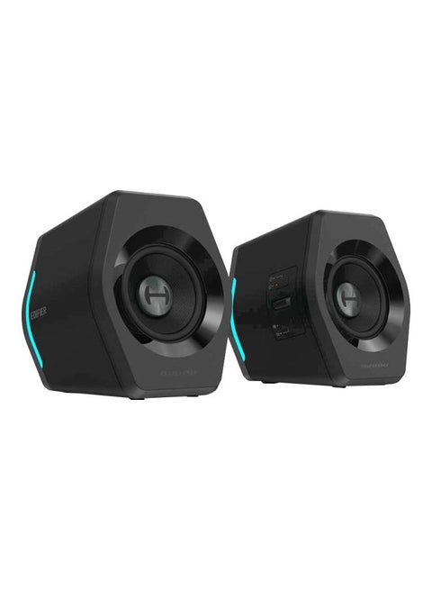 G2000 32W PC Gaming Computer Speakers for Laptop Mac Desktop Computer Woofer Speakers Bluetooth USB 3.5mm AUX Inputs RGB Lights Multimedia Speakers Black