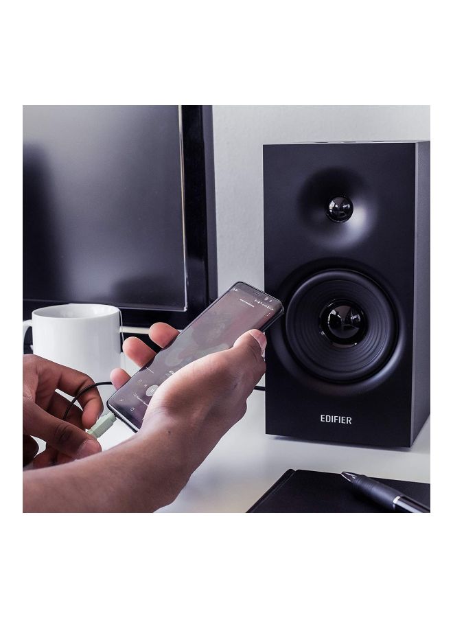 EDIFIER - Studio Bookshelf Speaker R1080Bt R1080BT Black - Image 1