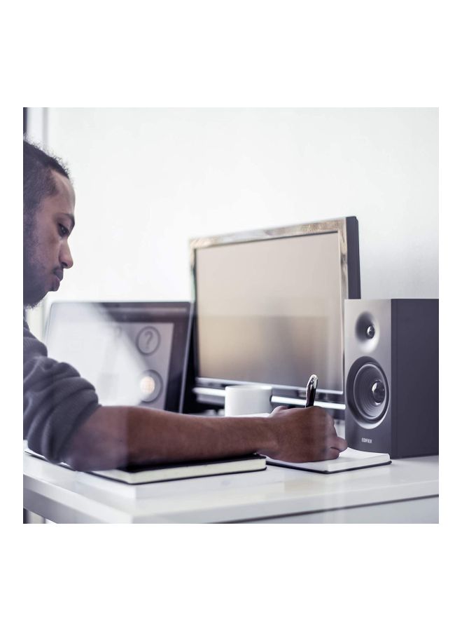 EDIFIER - Studio Bookshelf Speaker R1080Bt R1080BT Black - Image 1