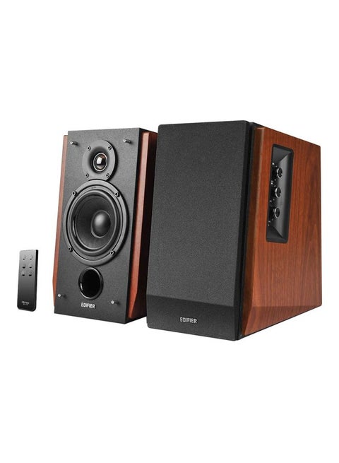 81-06586 (Studio Bookshelf Speaker Brown (R1700BT BN)(6923520265862)) R1700BT Brown/Black