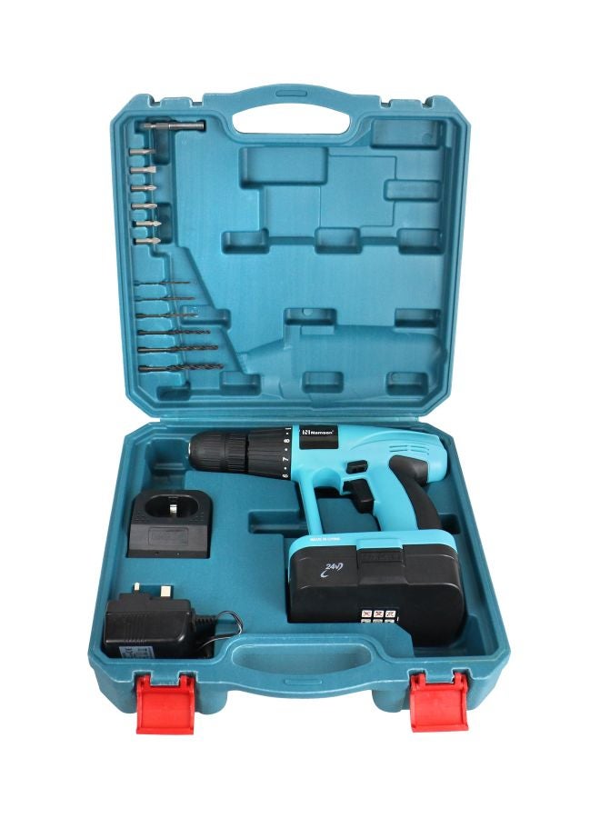 NAMSON Cordless Drill Set Blue/Black 34x33x11cm - Image 1