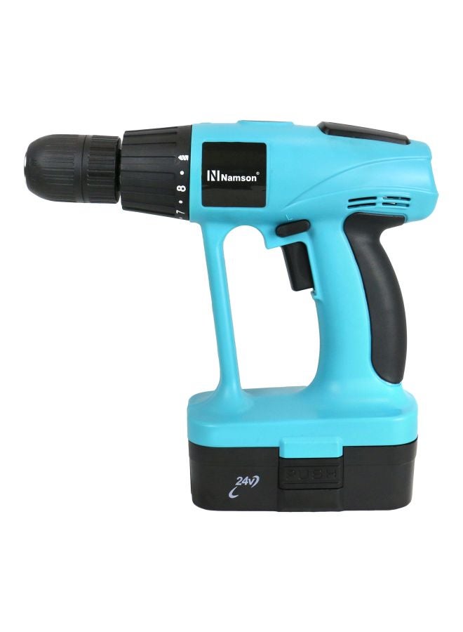NAMSON Cordless Drill Set Blue/Black 34x33x11cm - Image 2