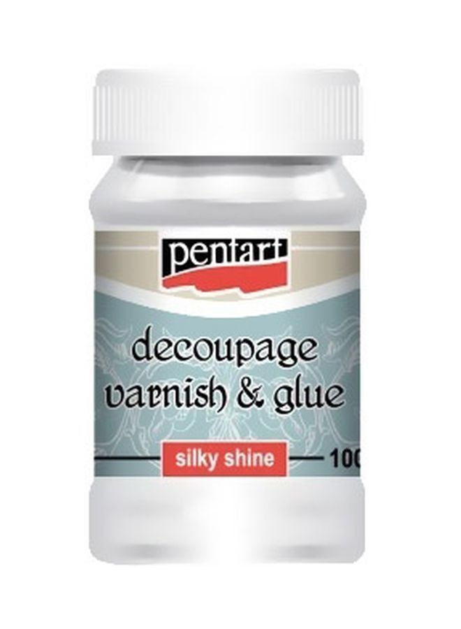 Pentart Decoupage Varnish And Glue Silky Shine 100 ml Clear