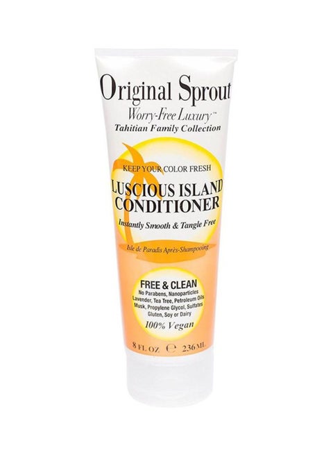 100% Vegan Smooth And Tangle Free Worry-free Luscious Island Conditioner, 236ml