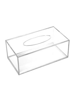 Generic Acrylic Tissue Holder Box Clear 22.5x12x9cm  - Image 1