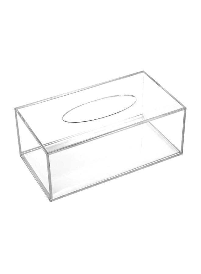 Generic Acrylic Tissue Holder Box Clear 22.5x12x9cm  - Image 1