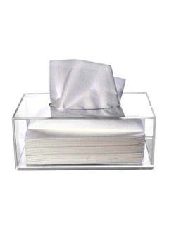 Generic Acrylic Tissue Holder Box Clear 22.5x12x9cm  - Image 3