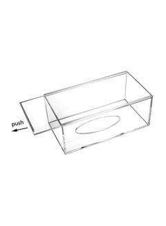 Generic Acrylic Tissue Holder Box Clear 22.5x12x9cm  - Image 4