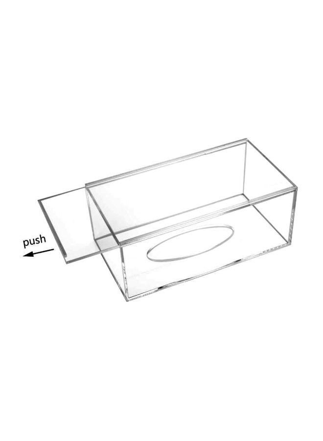 Generic Acrylic Tissue Holder Box Clear 22.5x12x9cm  - Image 4