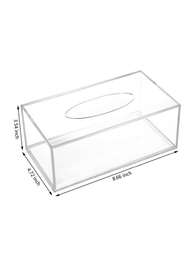 Generic - Acrylic Tissue Holder Box Clear 22.5x12x9cm - Image 1