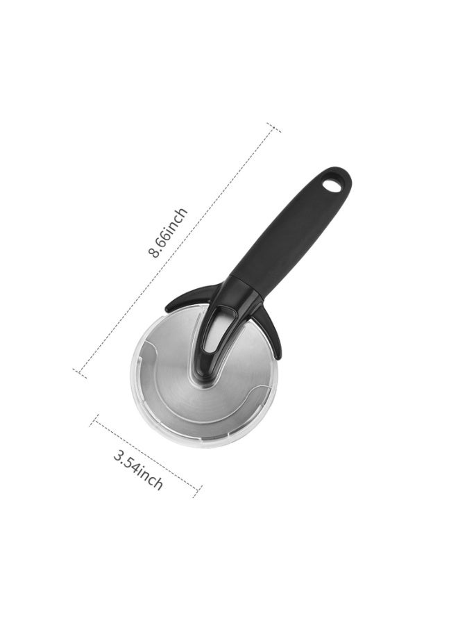 Pizza Slicer With Non Slip Handle Black/Silver 22cm