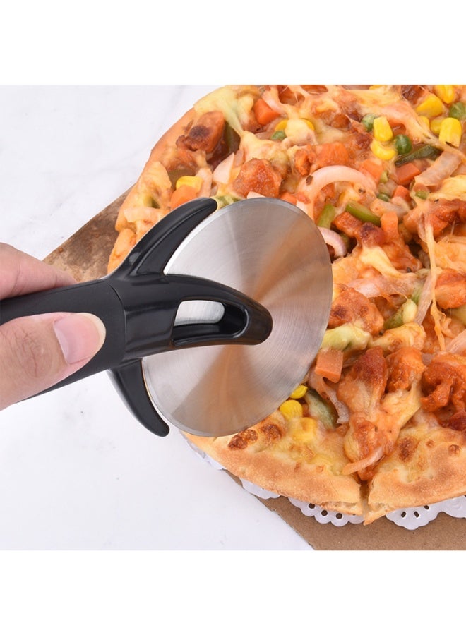 Pizza Slicer With Non Slip Handle Black/Silver 22cm