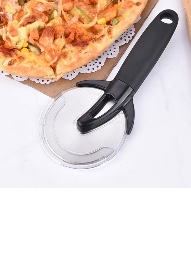 Pizza Slicer With Non Slip Handle Black/Silver 22cm